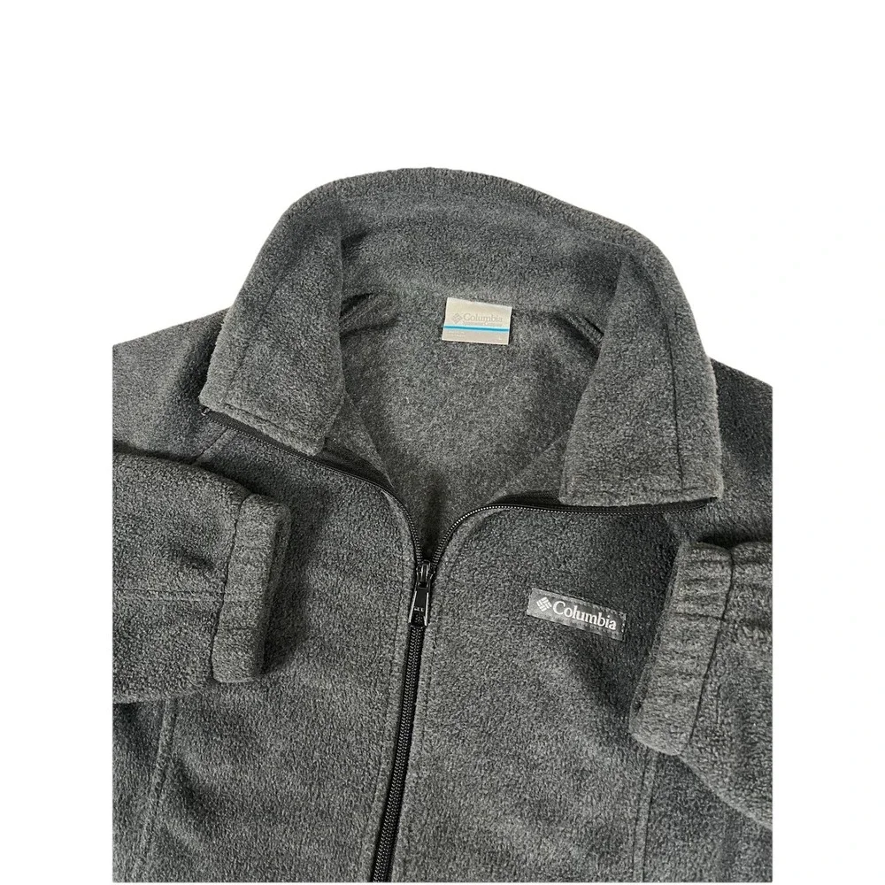Columbia Benton Springs Full Zip Fleece Jacket‎ Charcoal Gray Women's Large